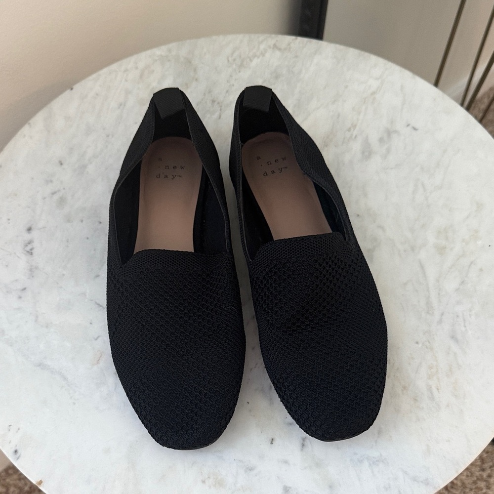 a new day Black Flats & Loafers